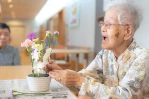 かーさ・びあんかでレクリエーションを楽しんでいる様子